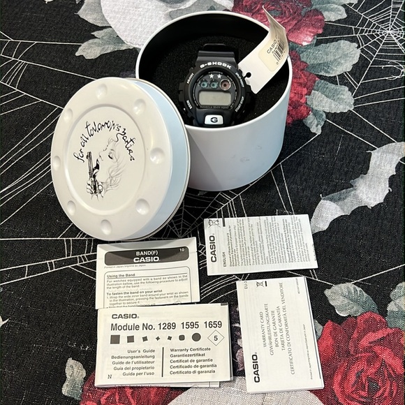 NWT 2010 LIMITED EDITION CASIO G-SHOCK DW900BPAS-9 x PASSARELLA DEATH SQUAD RARE - Picture 2 of 9